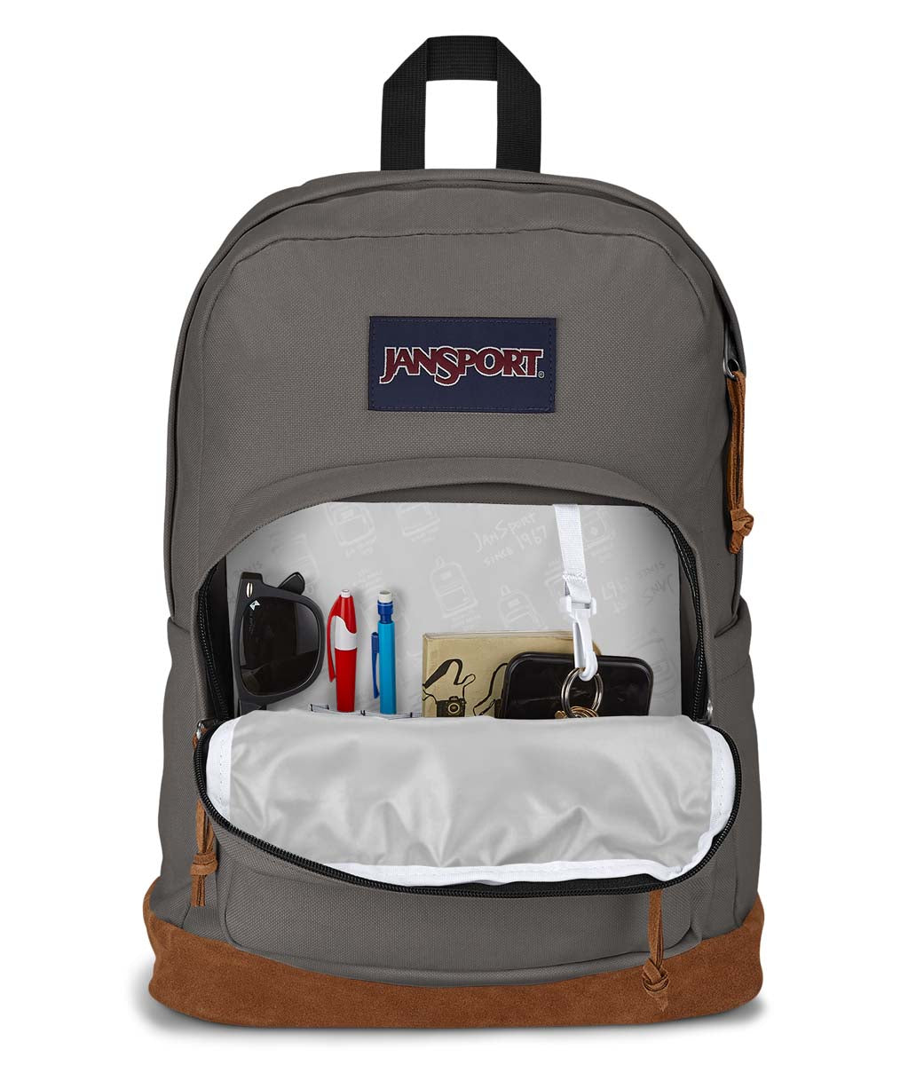 Jansport grey hotsell letterman poly